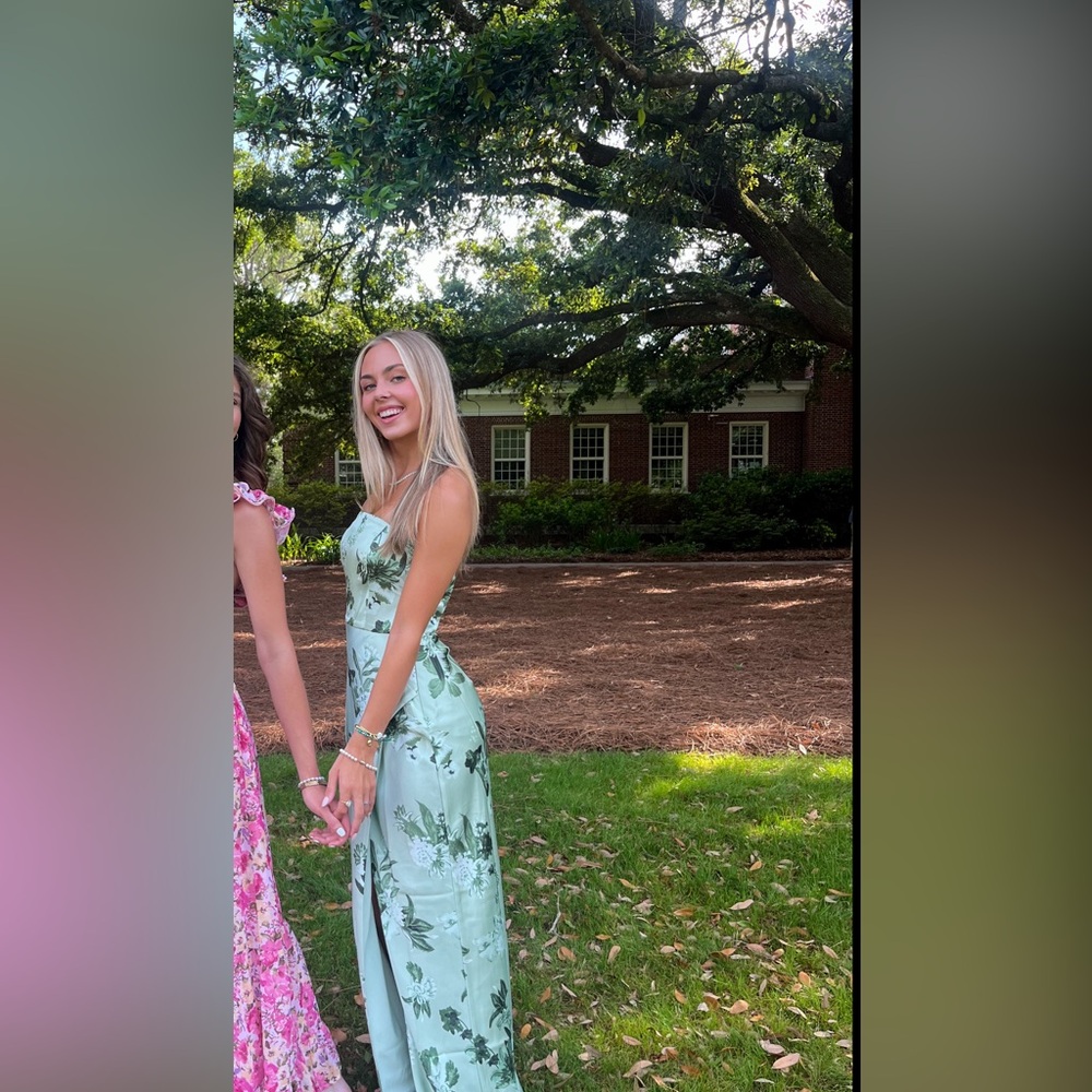 Formal Anthropologie Brand Floral Maxi Dress